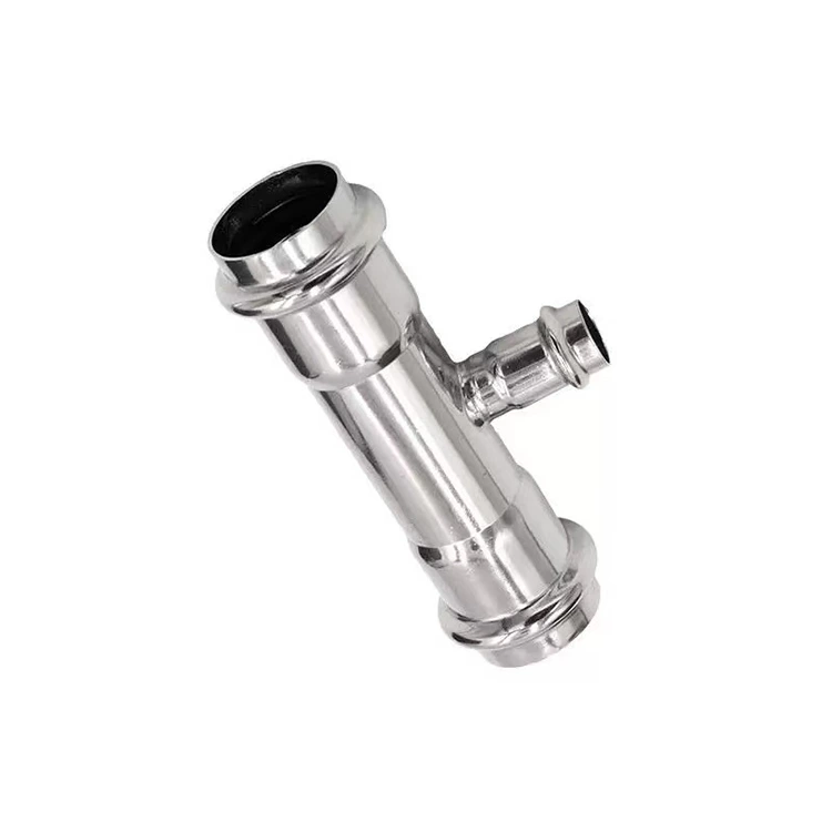 Trójnik redukcyjny z podwójnym naciśnięciem